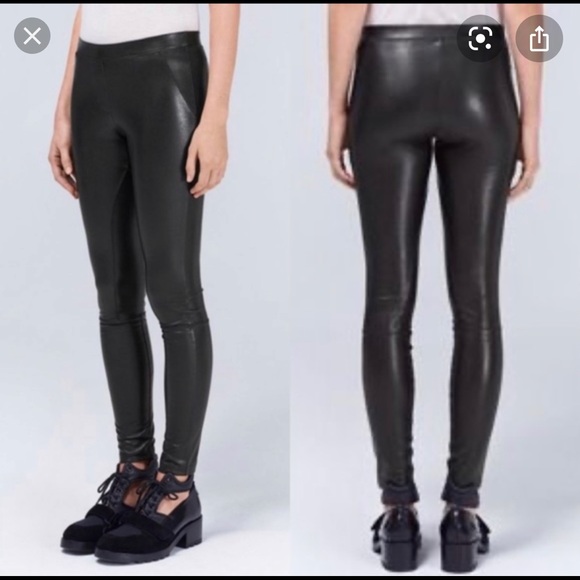 Aritzia Wilfred XS faux leather leggings - Picture 1 of 4